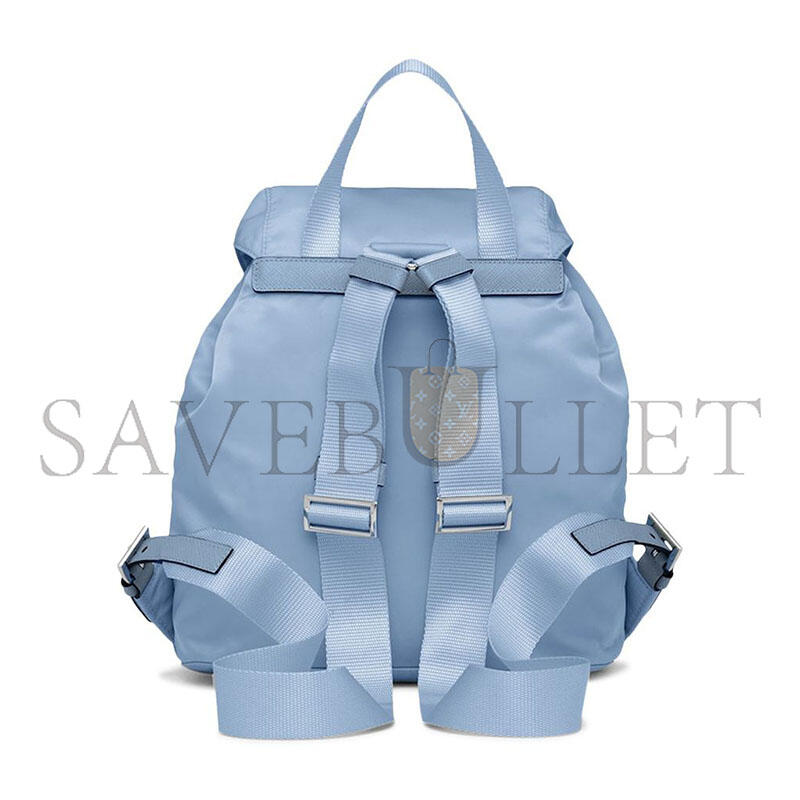 PRADA CELESTE SMALL RE-NYLON BACKPACK 'CELESTE' 1BZ677 (28*23.5*12cm)